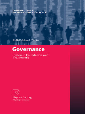 cover image of Governance